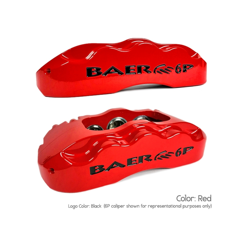 Jeep Wrangler Brake Kit - Rear - Baer Brakes - SS4 Slotted/Zinc Rotors + DR1-C Pads - Red - `07-`17